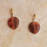 Natural Aspen Leaf Dangle Earrings